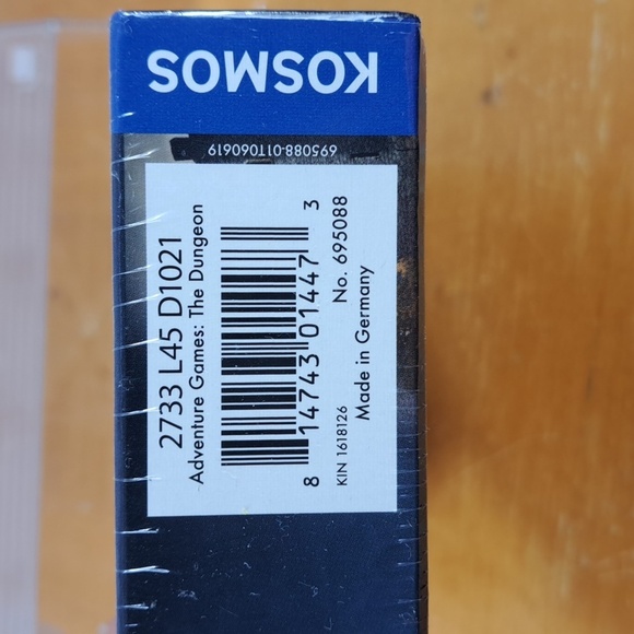 Kosmos Adventure Games The Dungeon sealed new in box 1-4 player family game - Picture 6 of 6